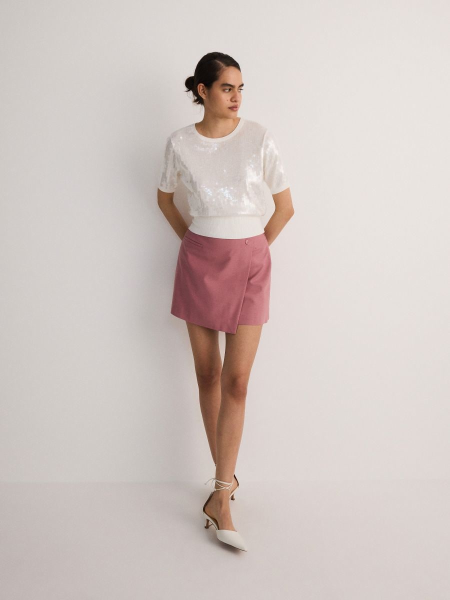 Sequin jumper - cream - RESERVED - 2