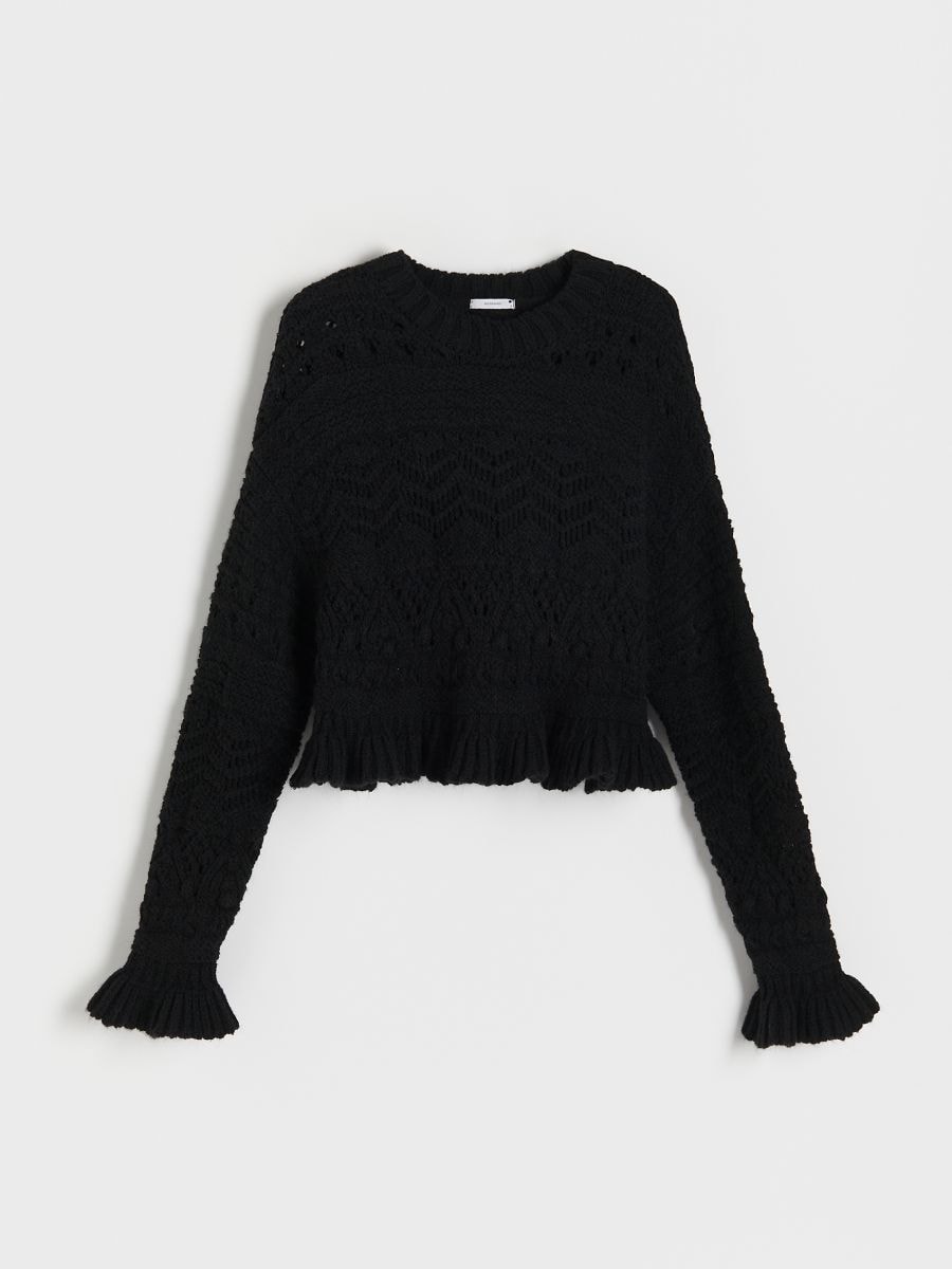 Jumper with cat - black - RESERVED - 5