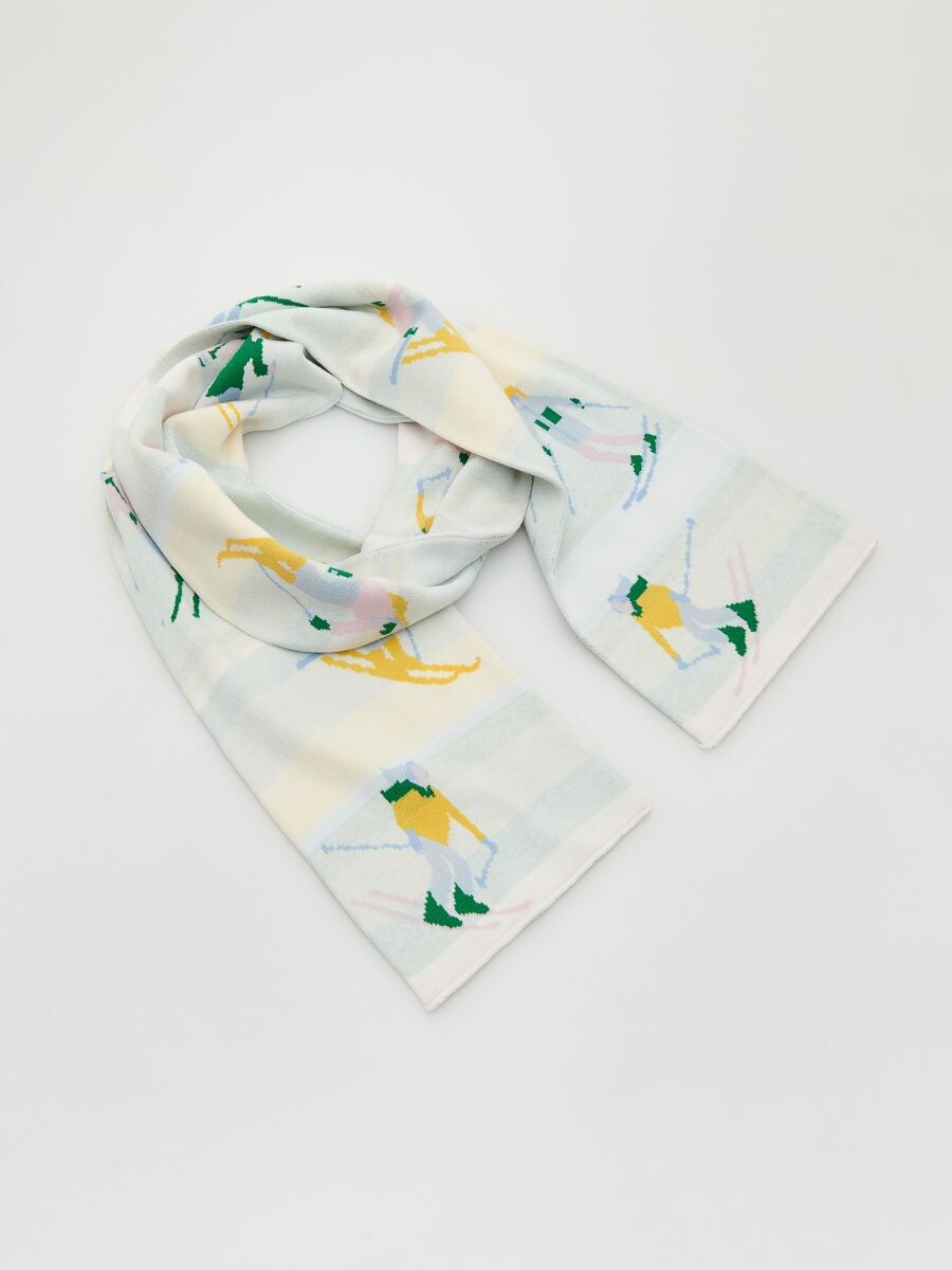 Patterned scarf - multicolor - RESERVED - 5