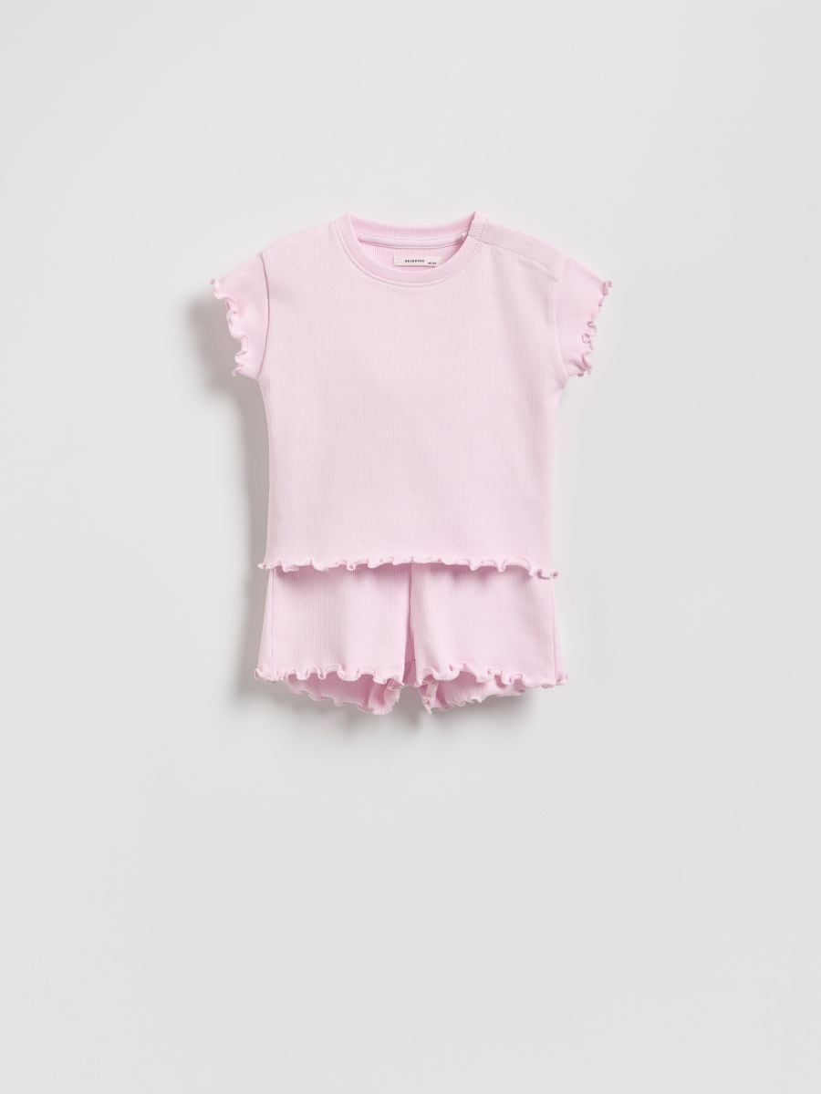Completo in cotone - rosa pastello - RESERVED - 2