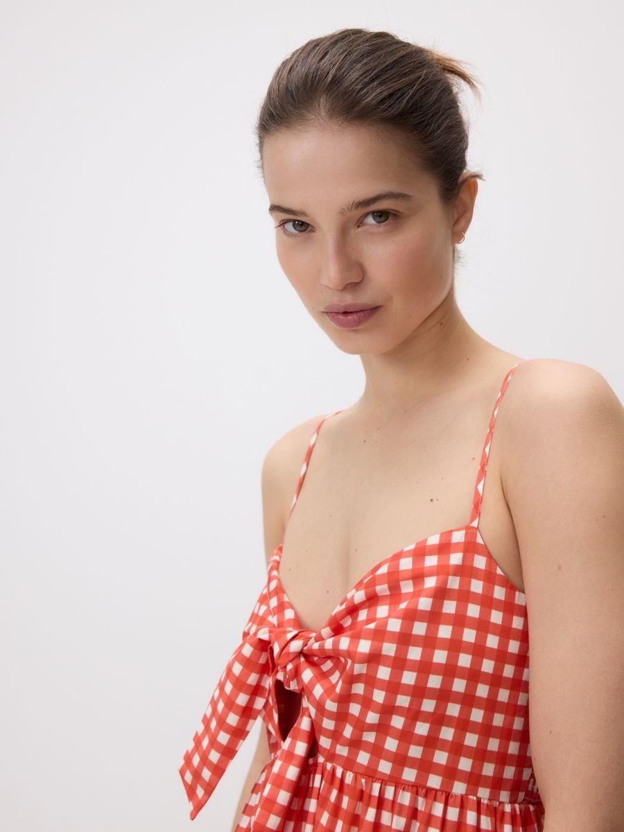 Midi haljina - mandarina - RESERVED - 7