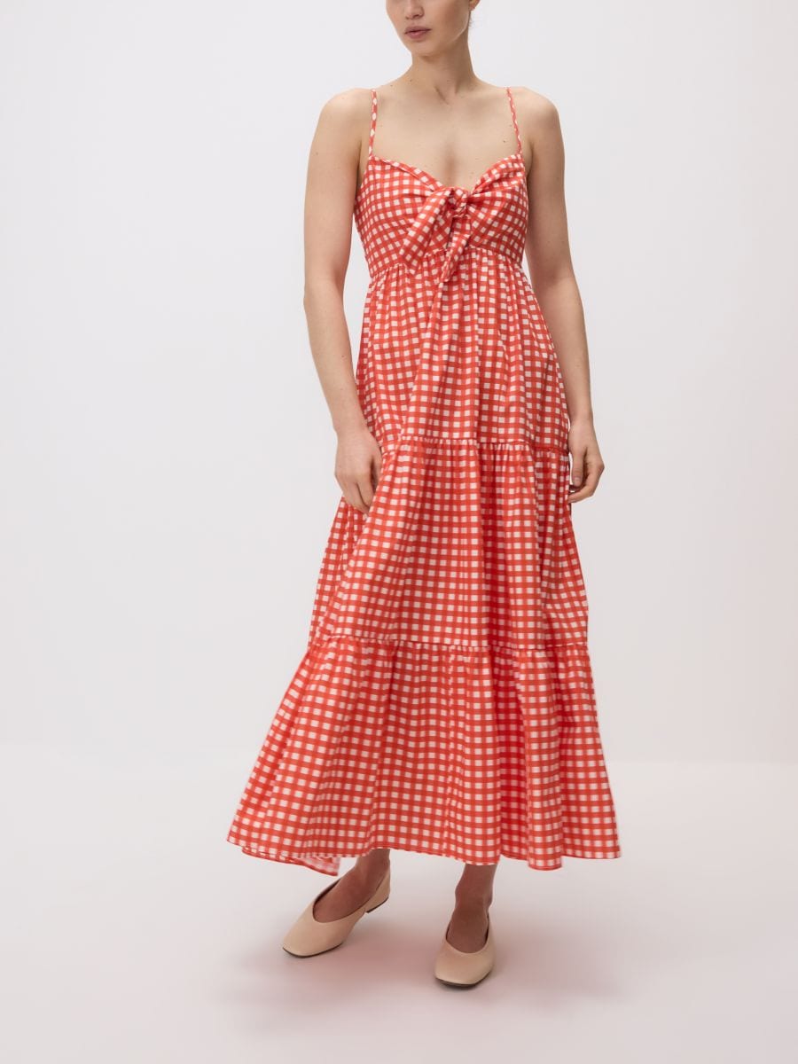 Midi haljina - mandarina - RESERVED - 8