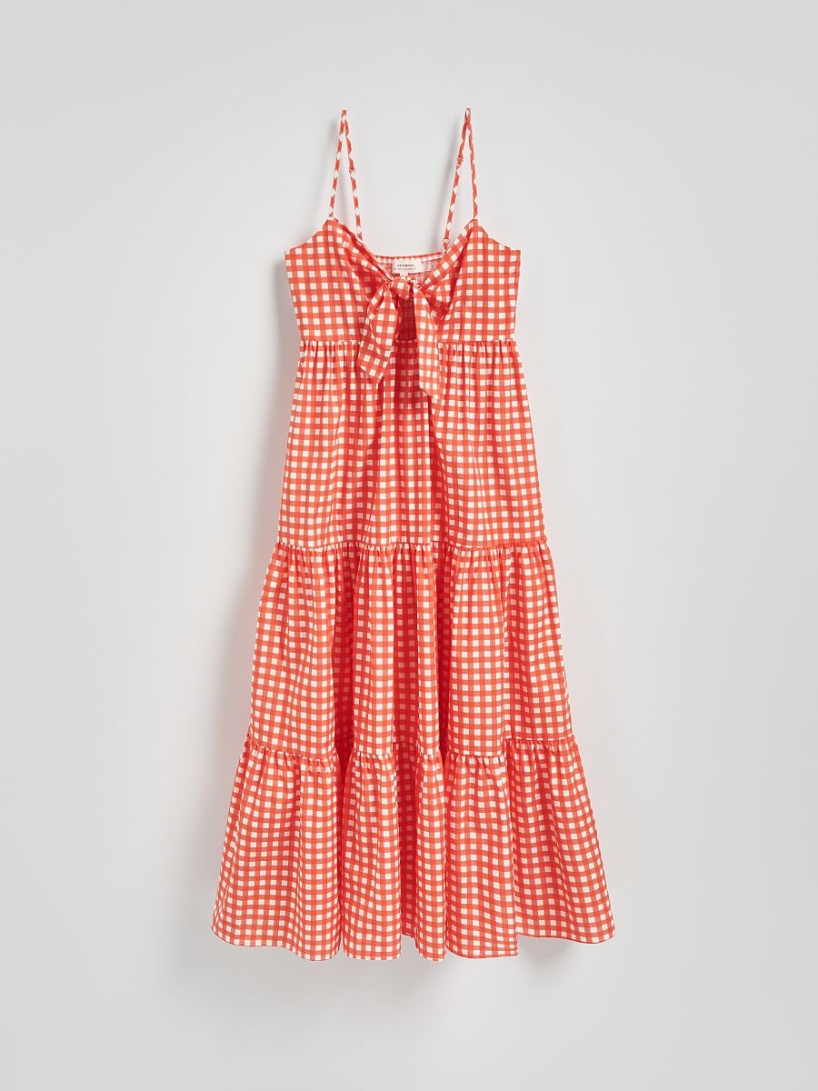 Midi haljina - mandarina - RESERVED - 3