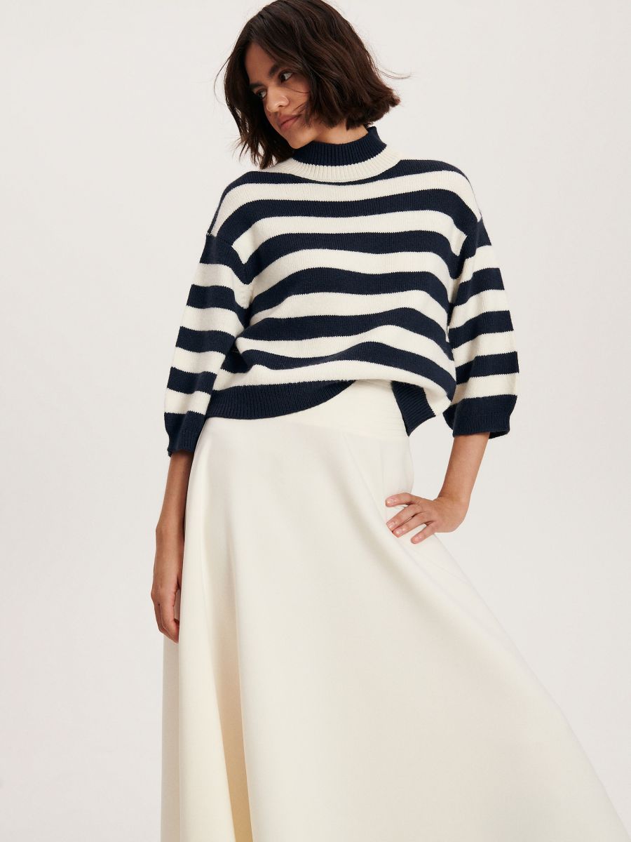 Oversized stripe jumper - multicolor - RESERVED - 3