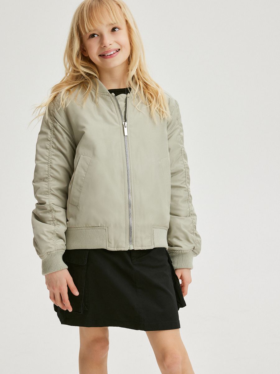 Bomber jacket - pale green - RESERVED - 3