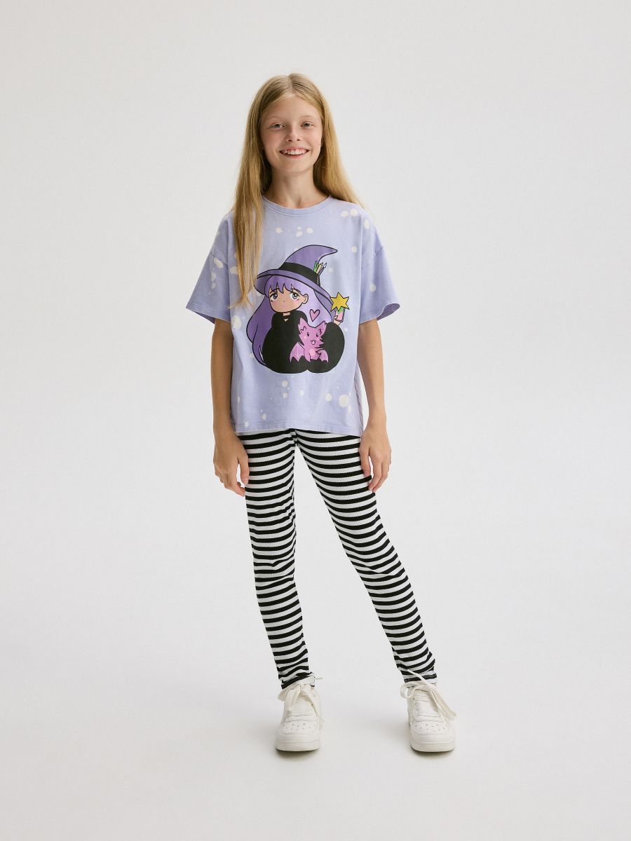T-shirt with print - violet - RESERVED - 5