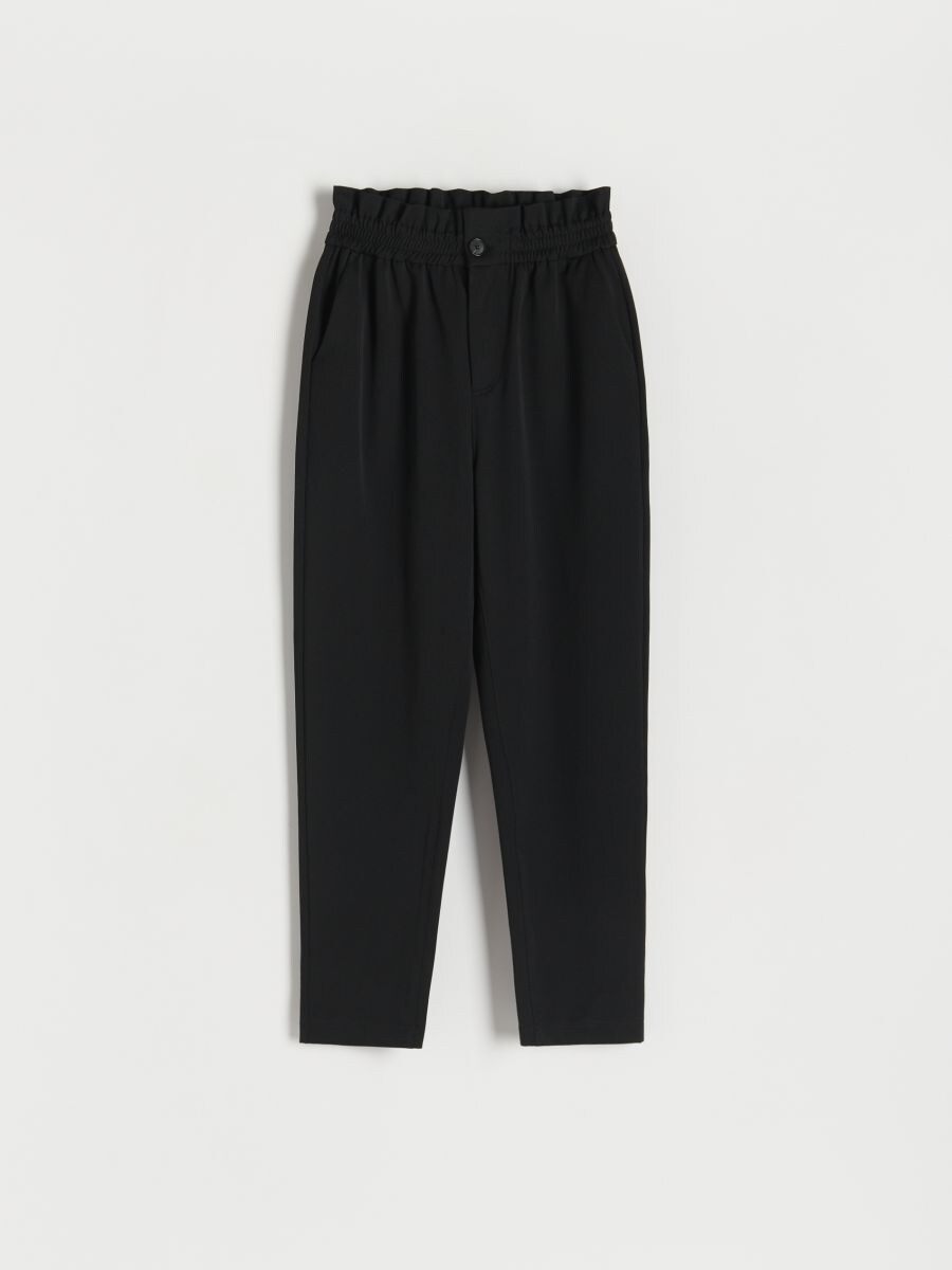 Paperbag pantalone - crno - RESERVED - 2