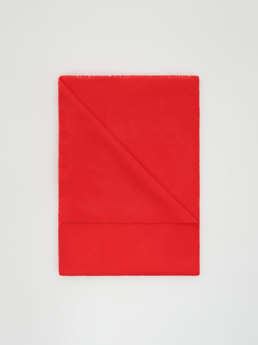 Plain scarf - red - RESERVED - 3