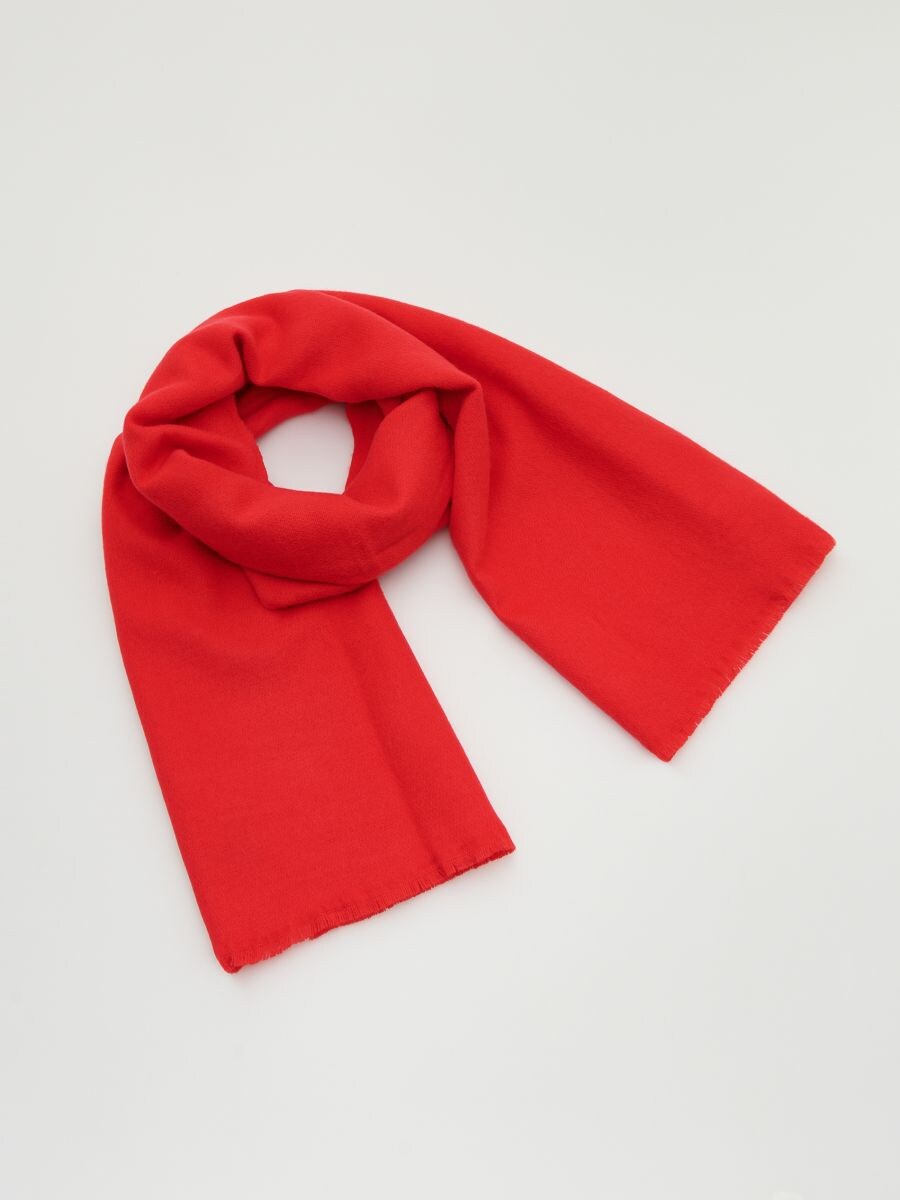 Plain scarf - red - RESERVED - 4