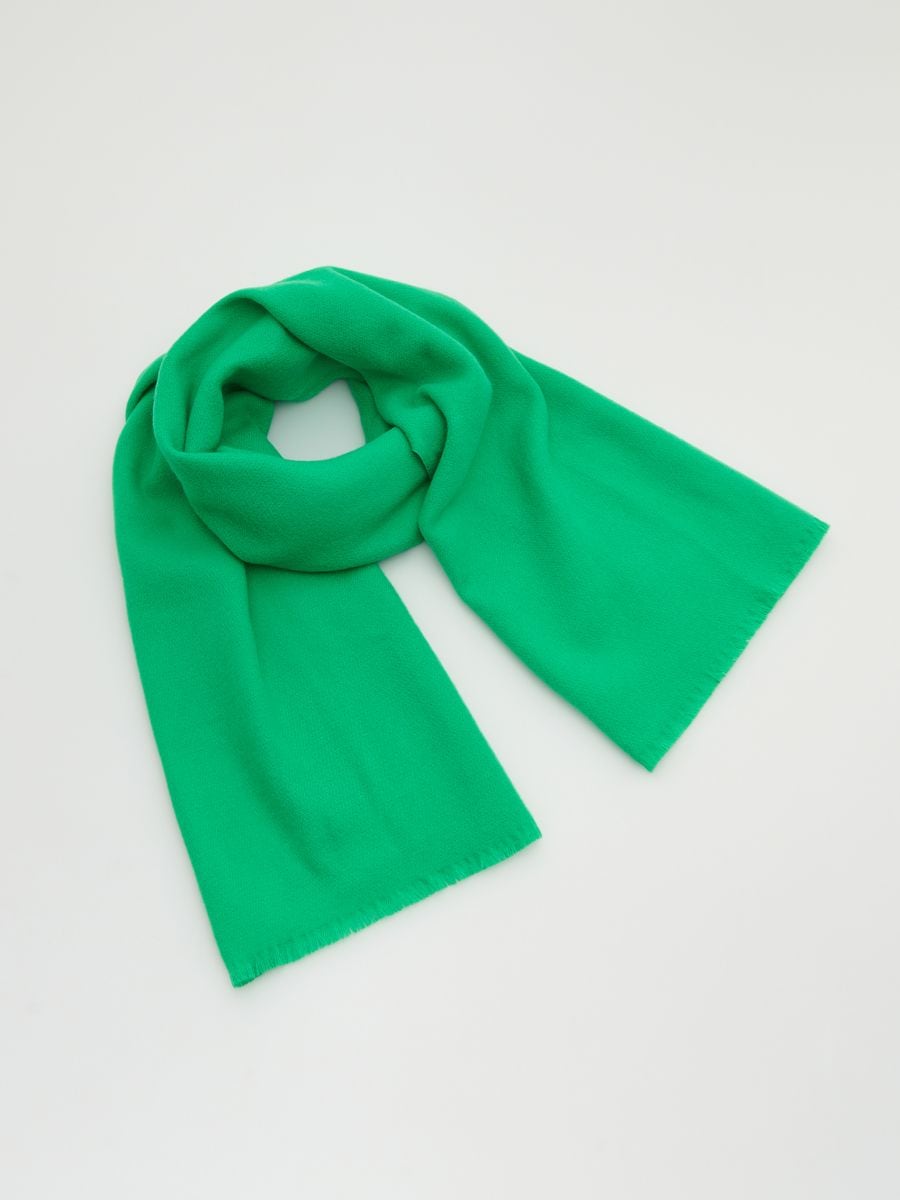 Plain scarf - green - RESERVED - 2