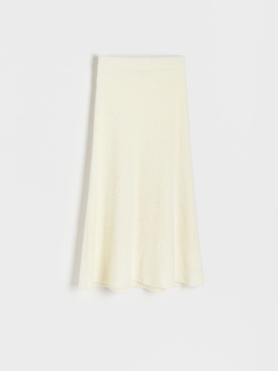 Soft knit skirt - beige - RESERVED