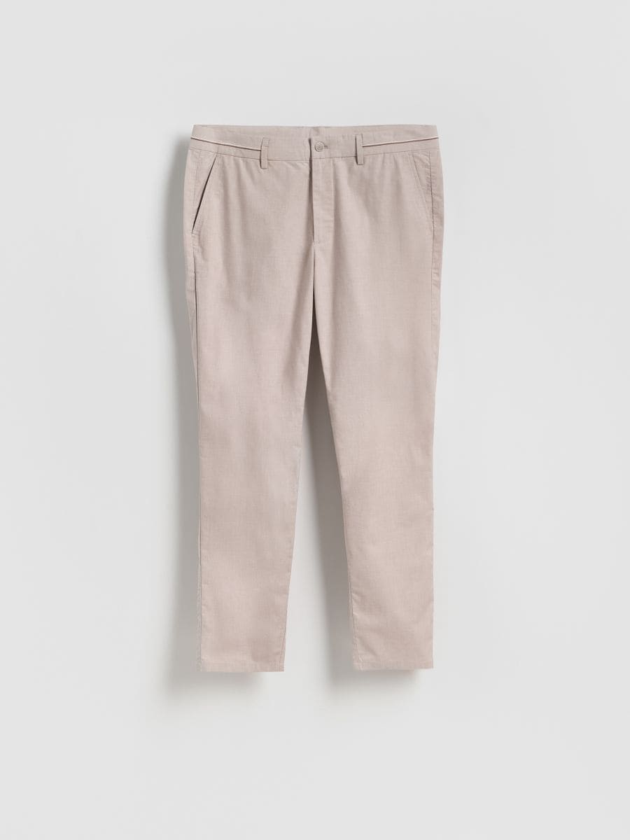 Obične chino slim pantalone - karmin - RESERVED