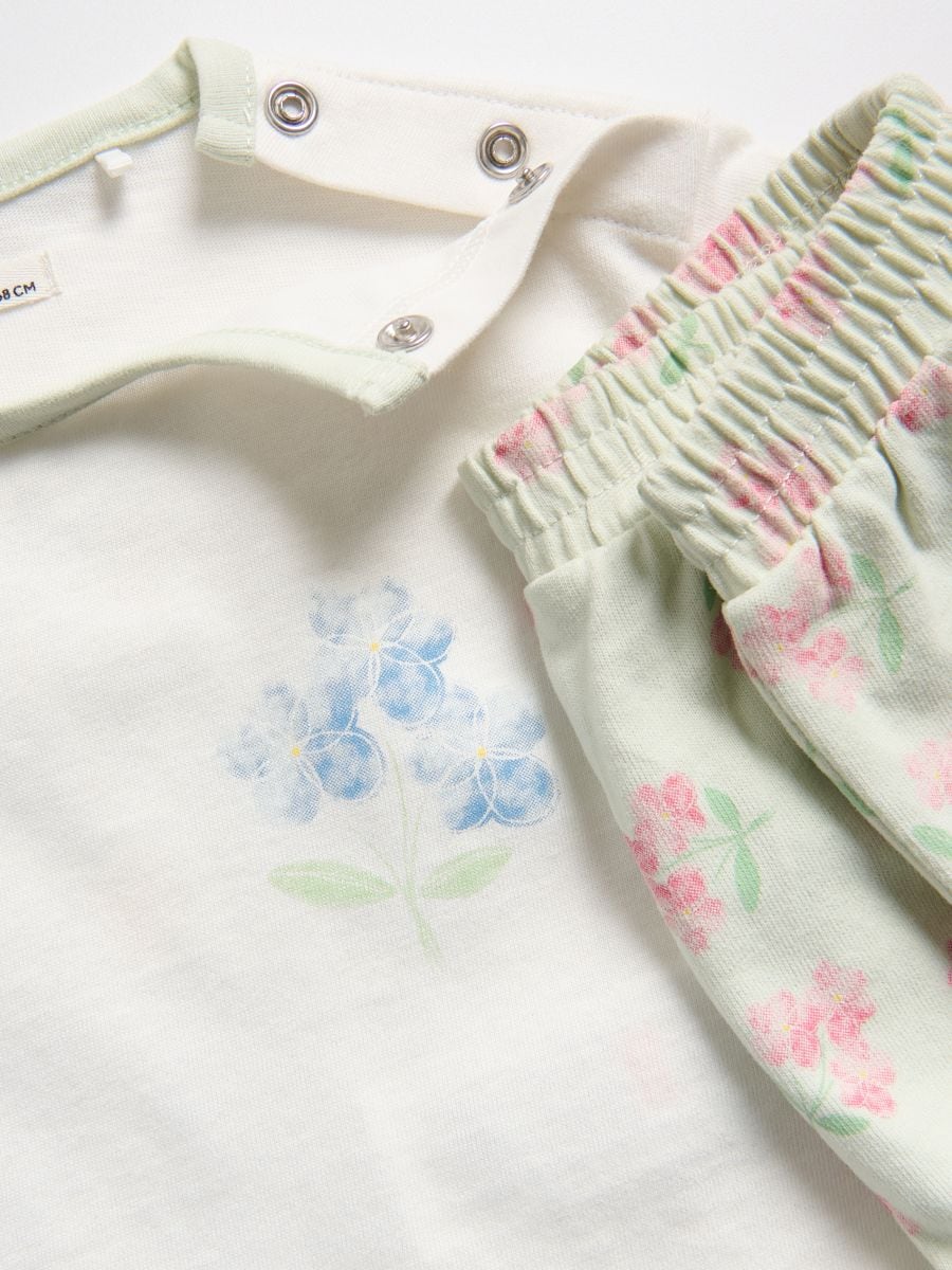 Ensemble en coton majoritaire - crème - RESERVED - 5