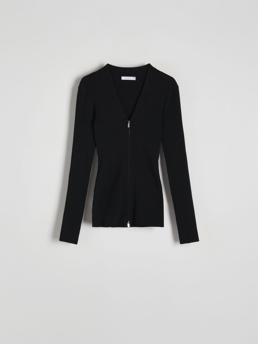 Button down jumper - black - RESERVED - 4