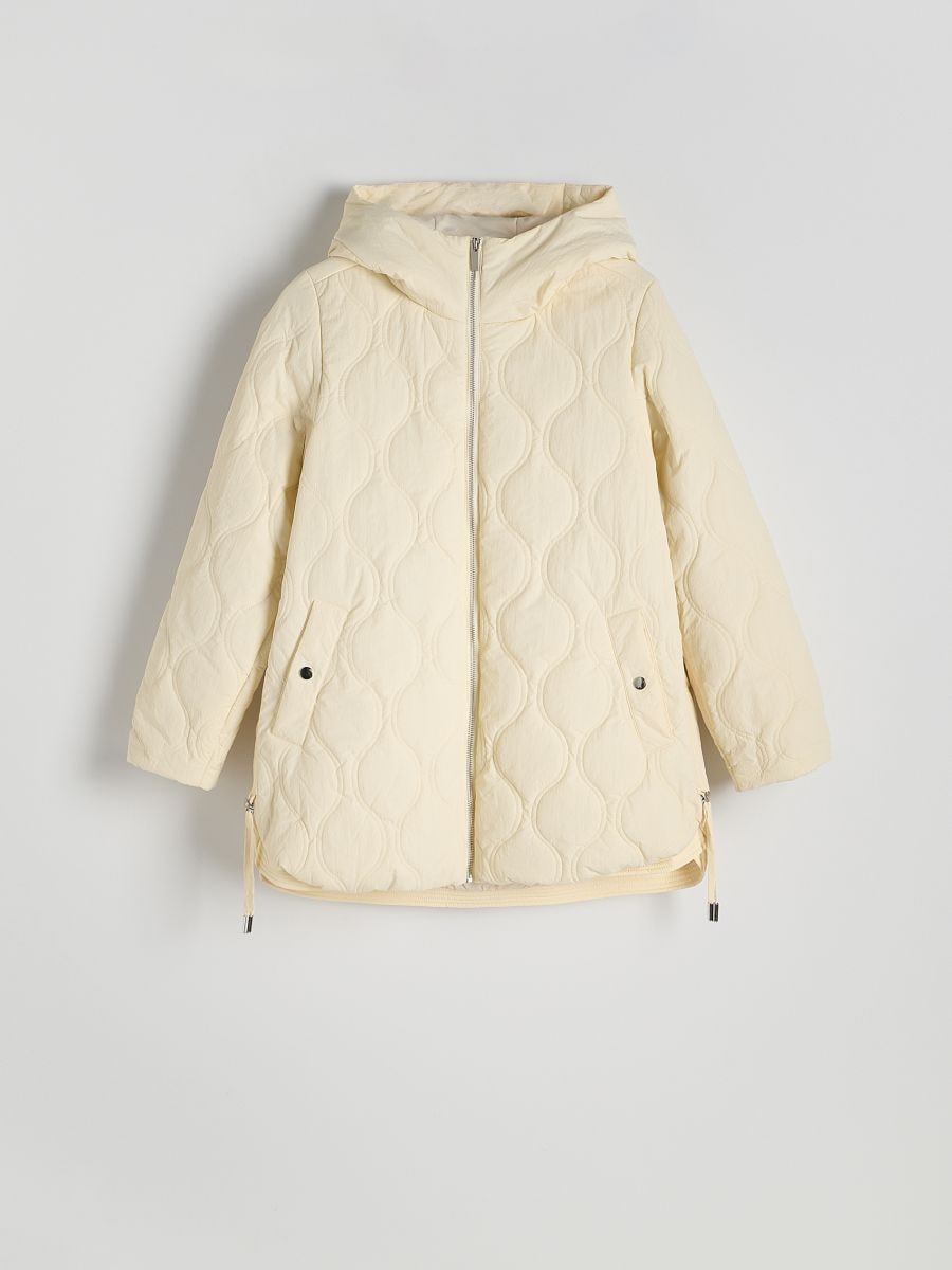 Oversized padded jacket - nude - RESERVED - 6