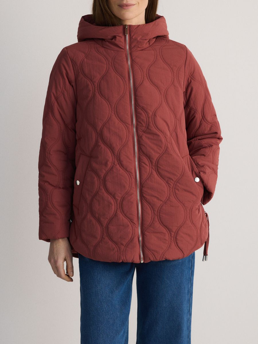 Gesteppte Oversize-Jacke - staubrosa - RESERVED - 5