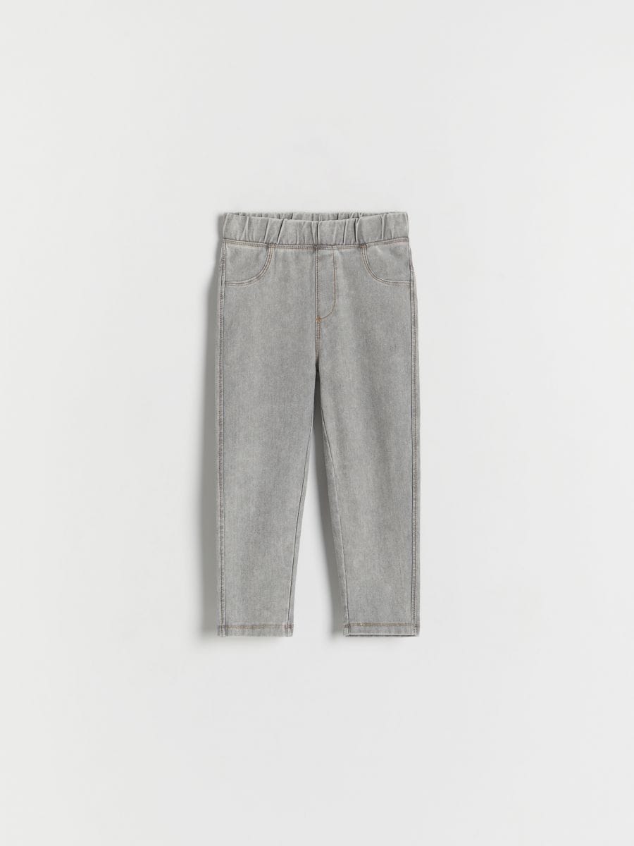 BOYS` TROUSERS - light grey - RESERVED