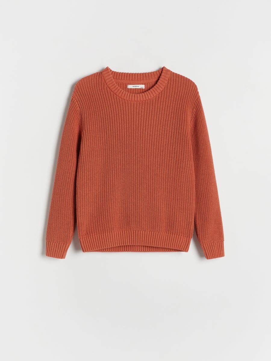 BOYS` SWEATER - korallpunane - RESERVED