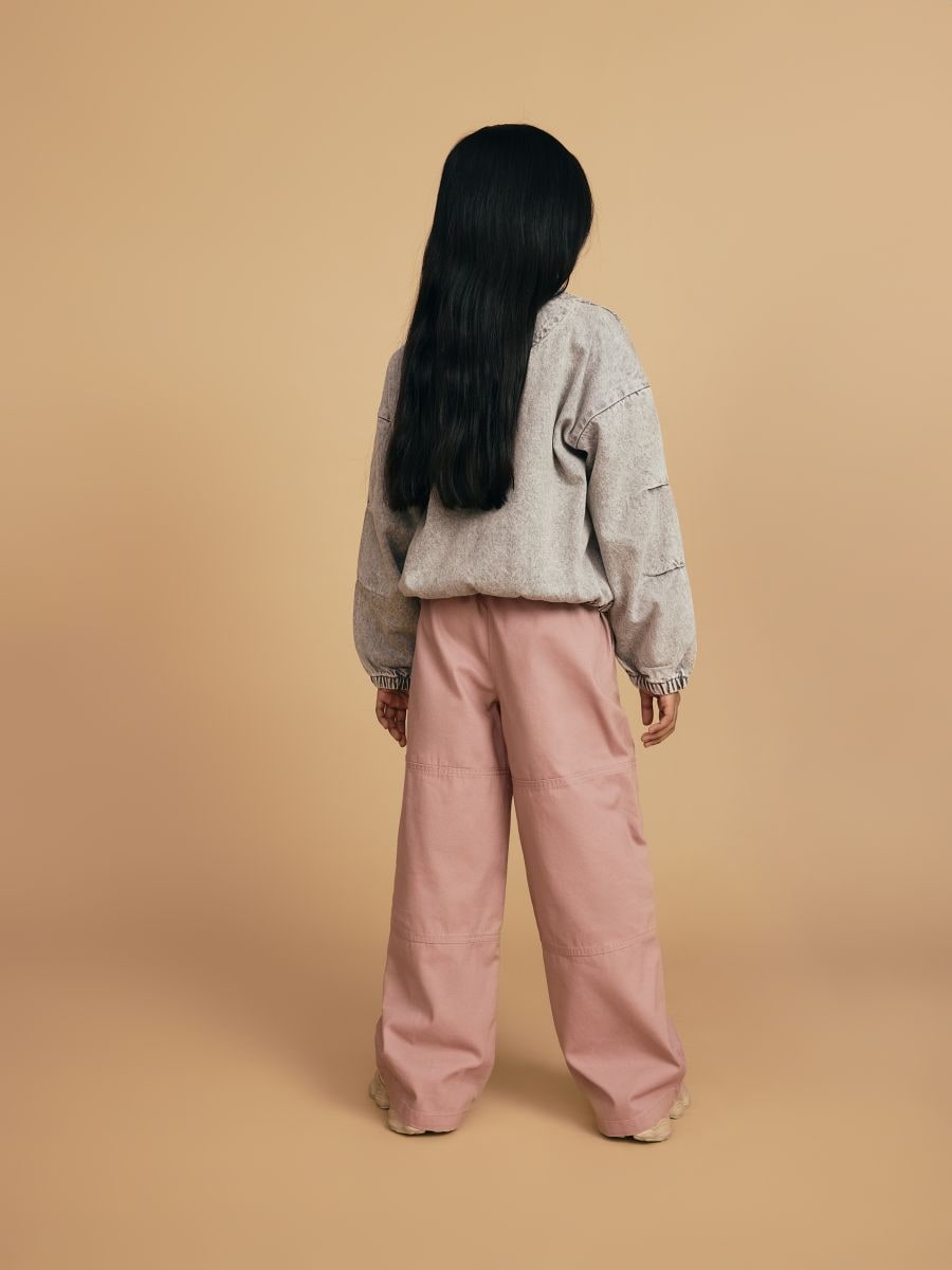 Trousers with keychain - dusty rose - RESERVED - 6