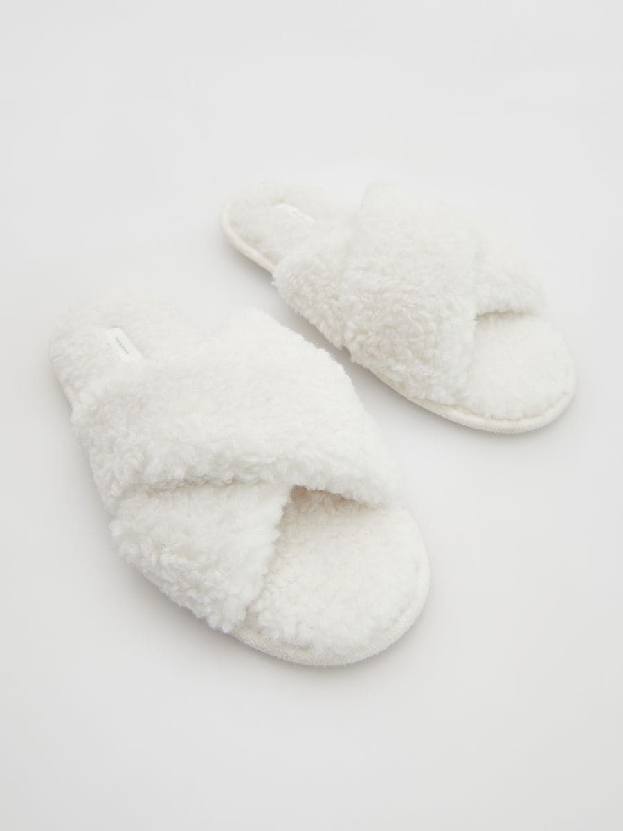 Soft slippers - nude - RESERVED - 2