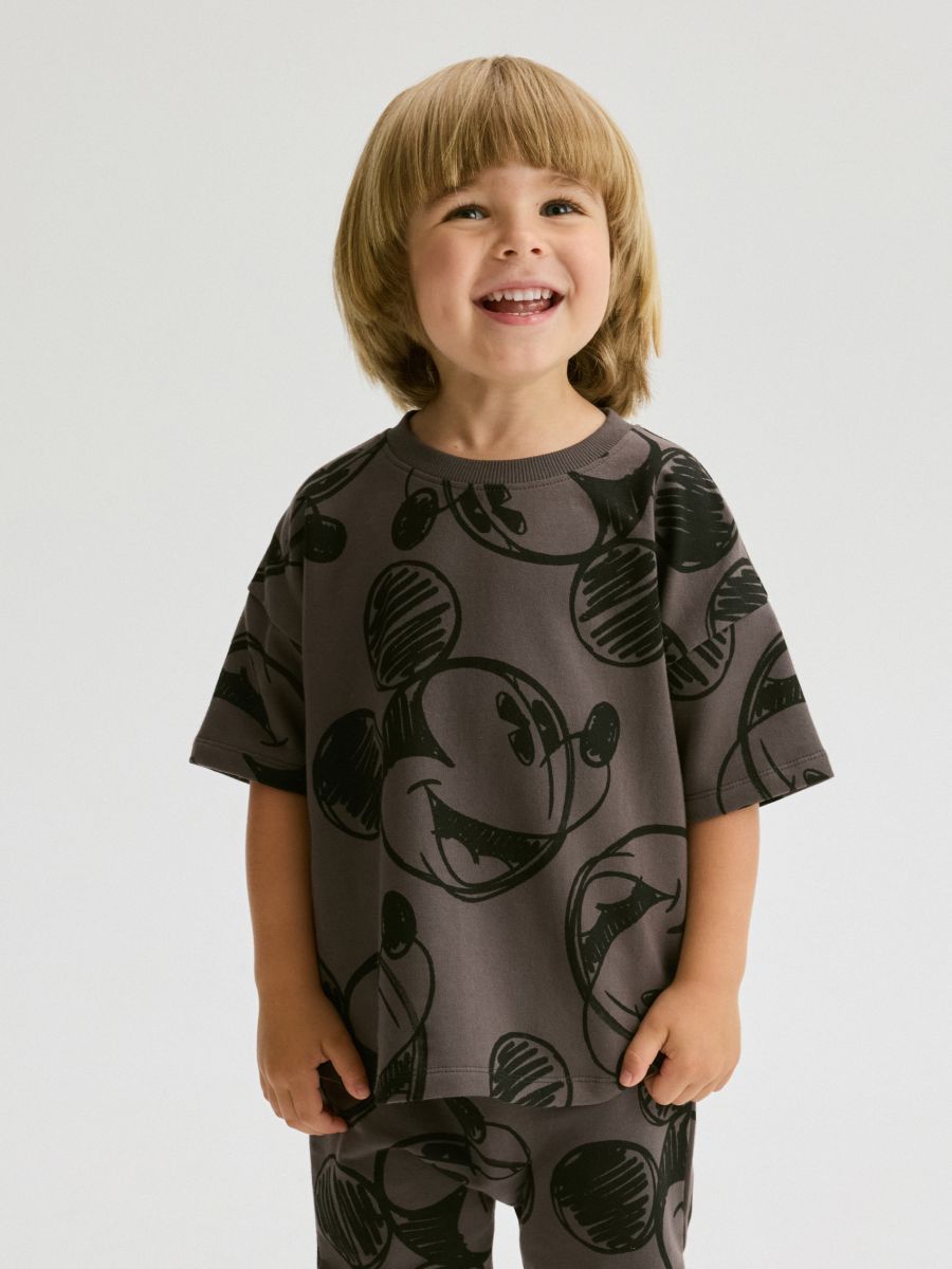 Mickey Mouse jersey set - dark grey - RESERVED - 7