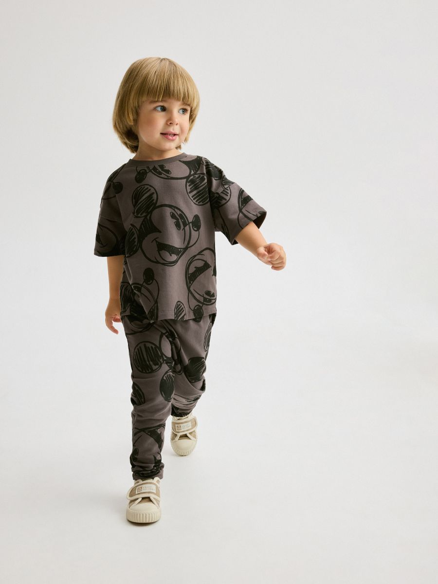 Mickey Mouse jersey set - dark grey - RESERVED - 8