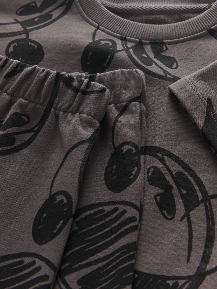 Mickey Mouse jersey set - dark grey - RESERVED - 3