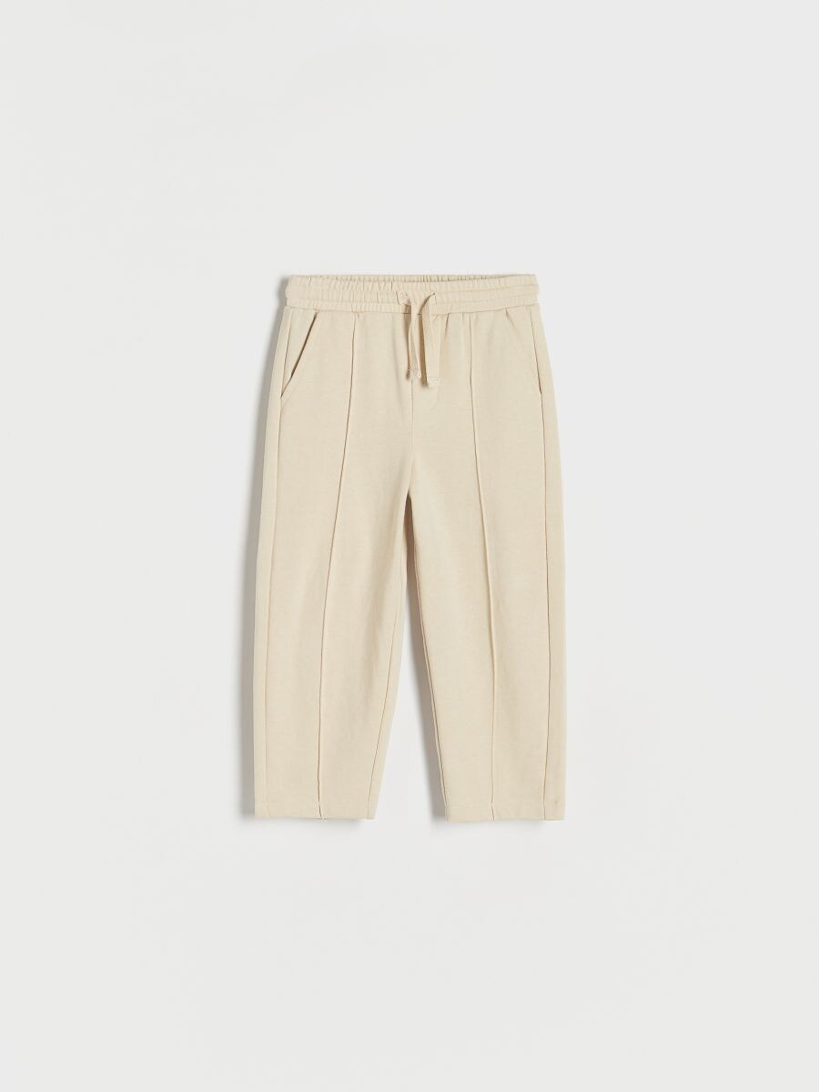 Sweatpants with stitching - nude - RESERVED - 2
