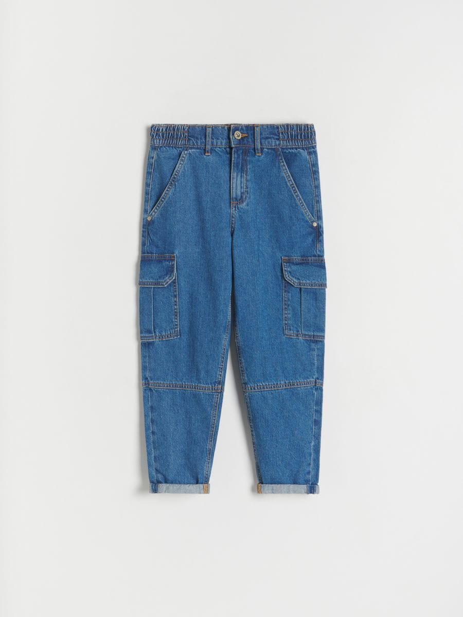 Jeans im Balloon-Fit - Hell blau - RESERVED