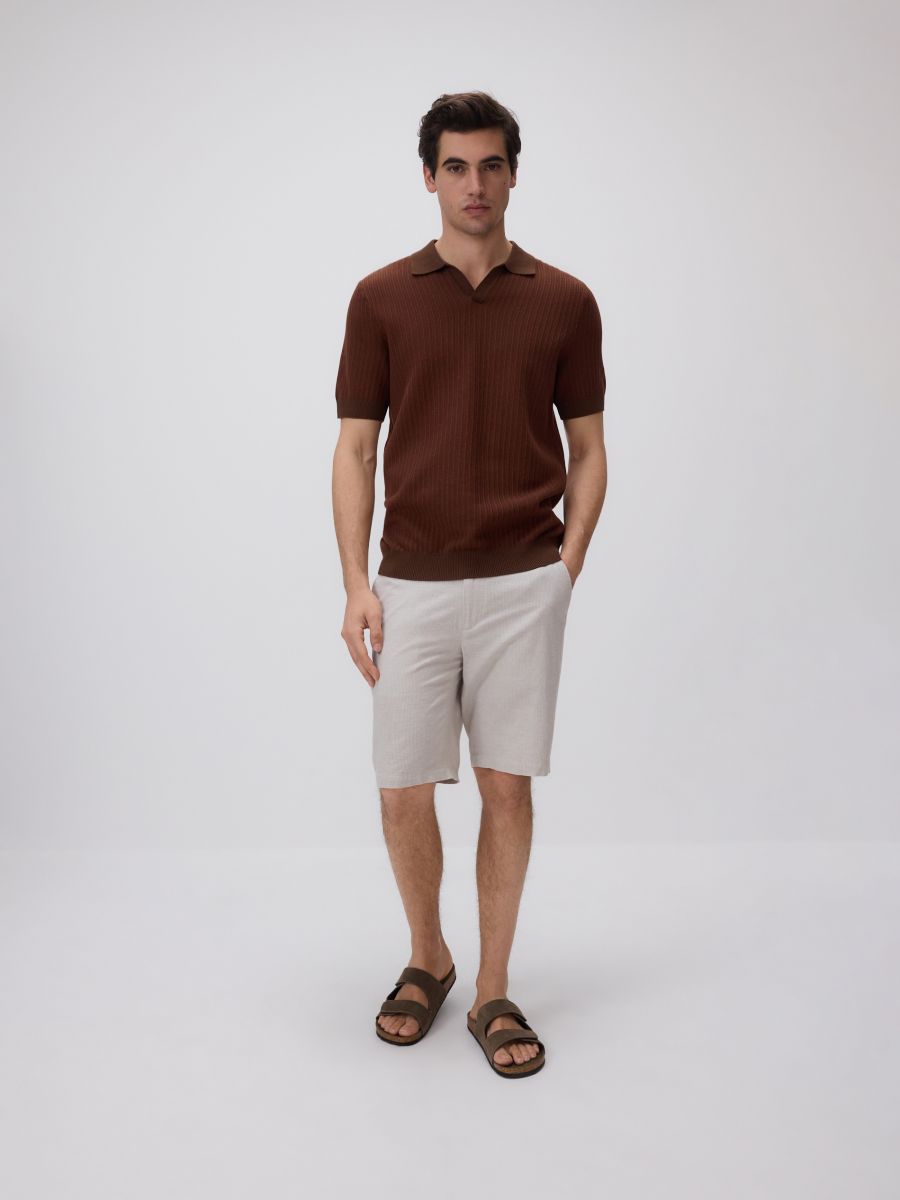 Regular chino shorts - light grey - RESERVED - 2