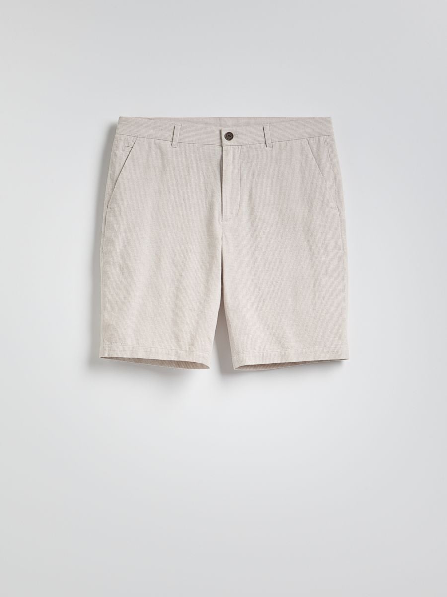 Regular chino šorts - svetlo siva - RESERVED - 5