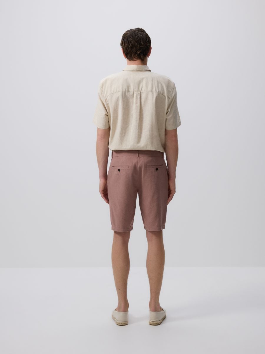 Regular chino shorts - dusty rose - RESERVED - 4