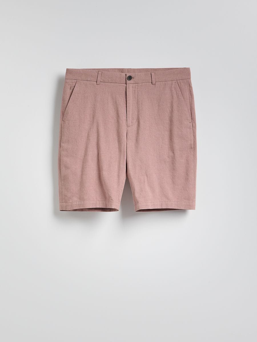 Regular chino shorts - dusty rose - RESERVED - 5