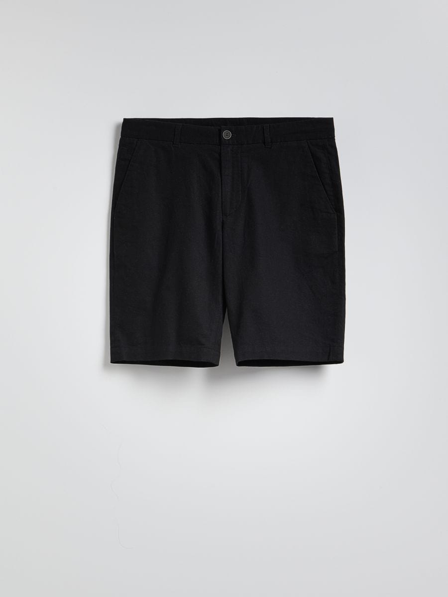 Regular chino šorts - crno - RESERVED - 4