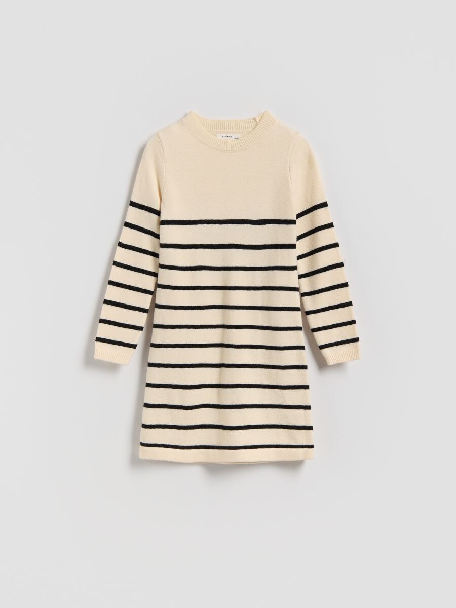 Viscose blend jersey dress - multicolor - RESERVED