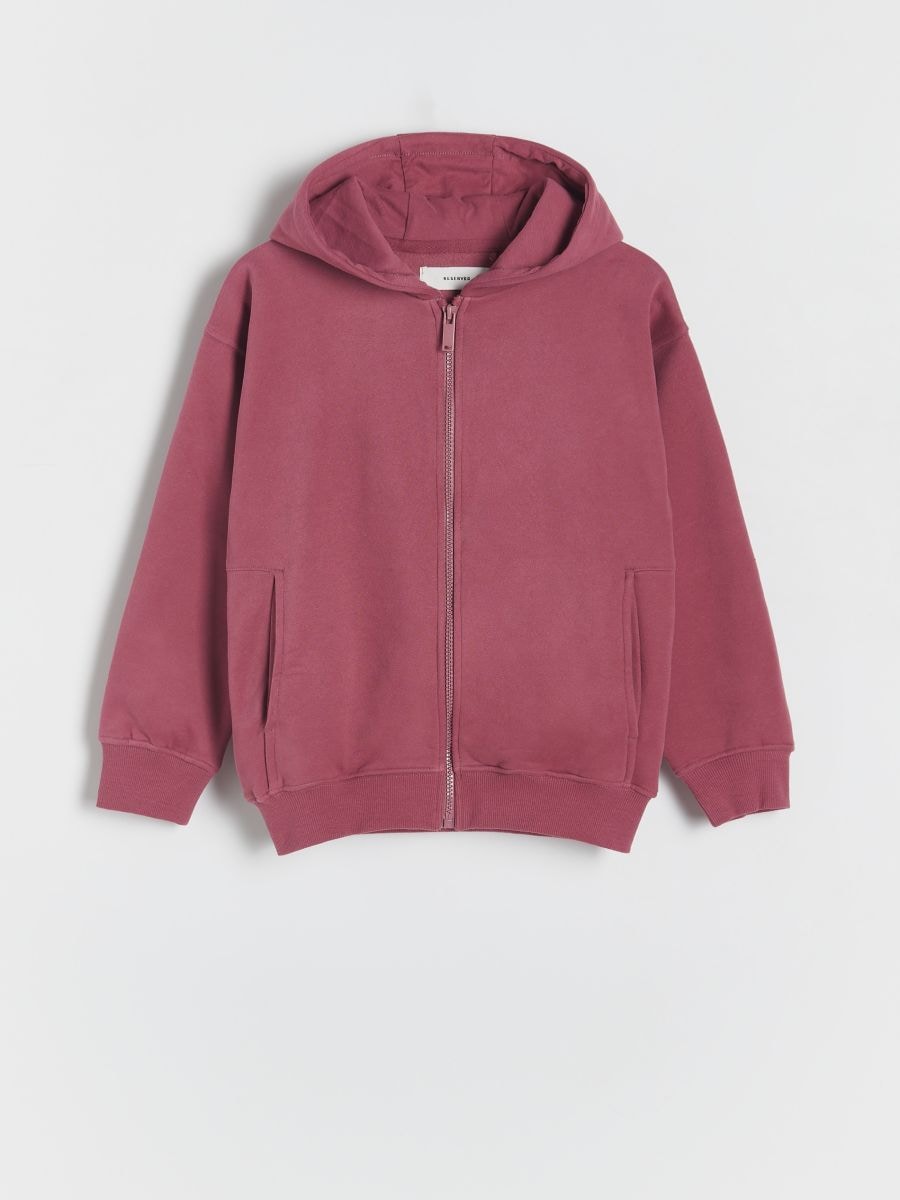 Sweat a capuche mauve sale