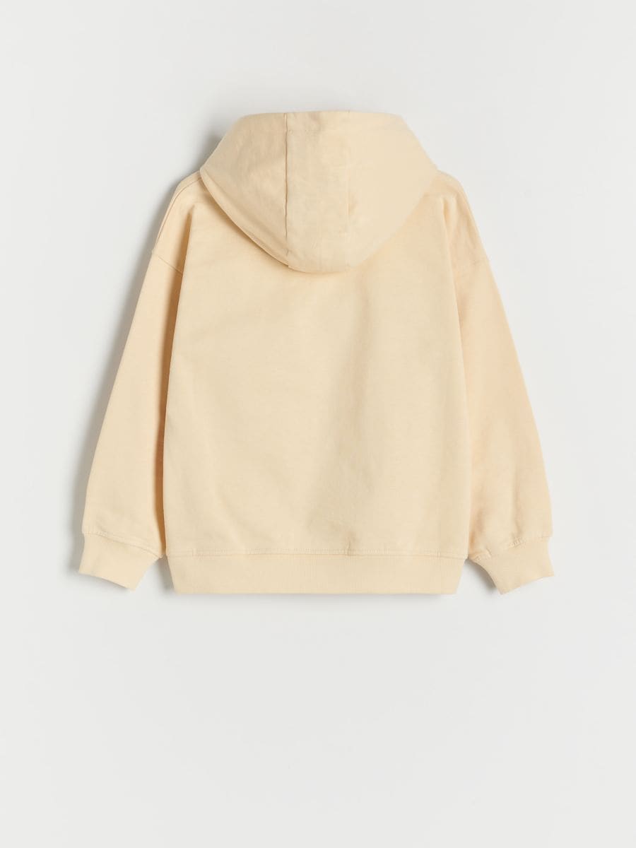 Oversized hoodie - light yellow - RESERVED - 5