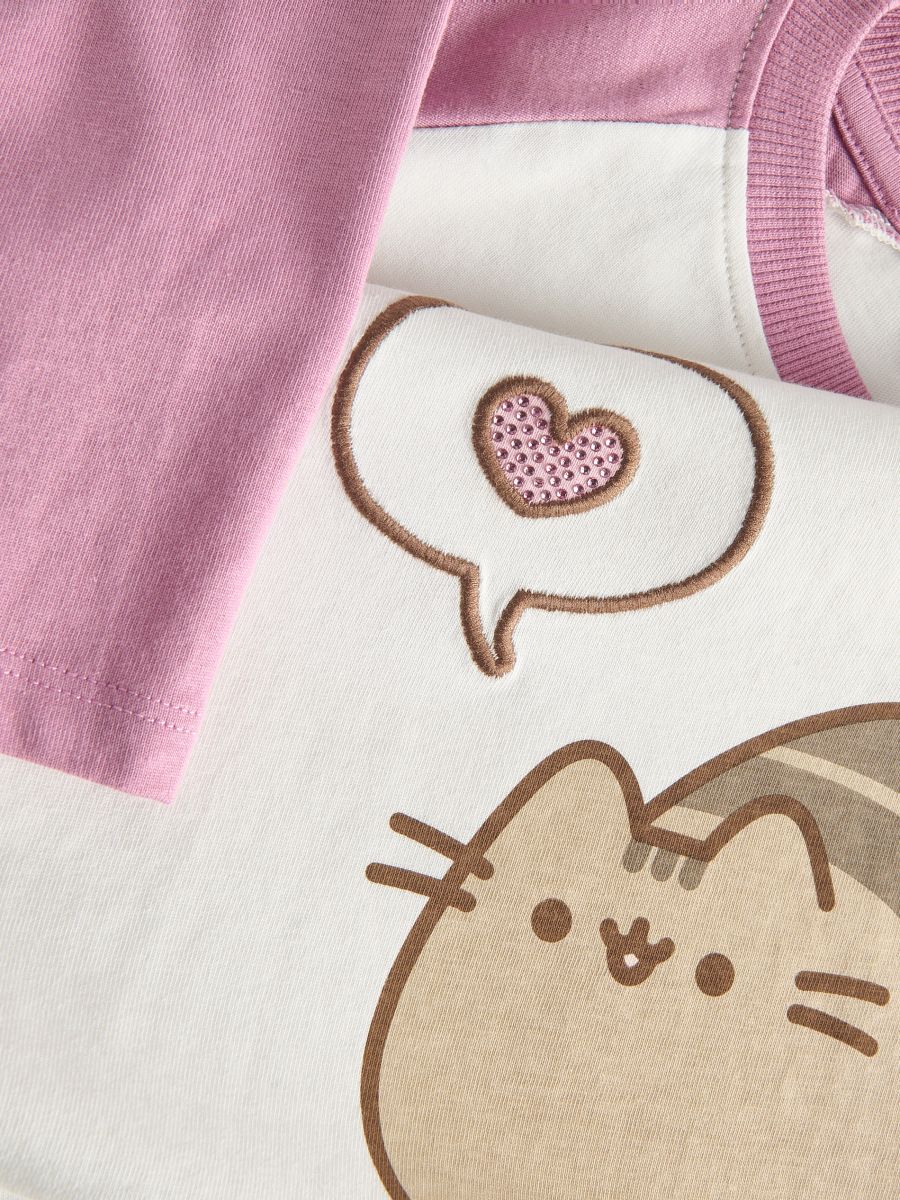 Pusheen pamutpóló - többszínű - RESERVED - 4