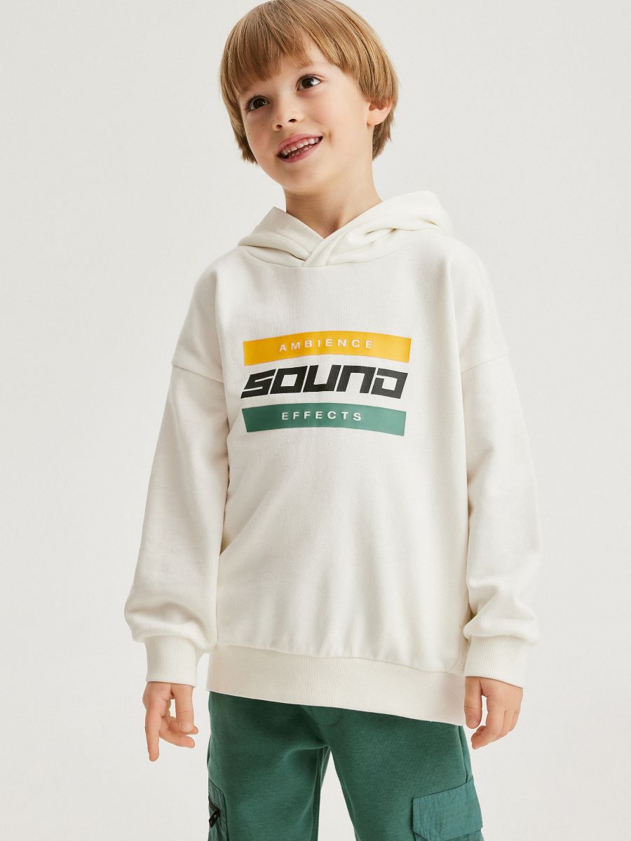 Oversized hoodie - white - RESERVED - 5