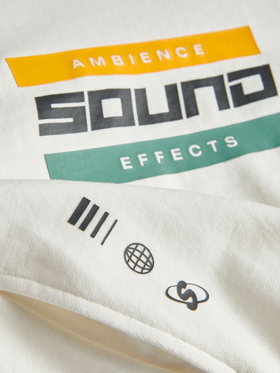 Oversized hoodie - white - RESERVED - 3