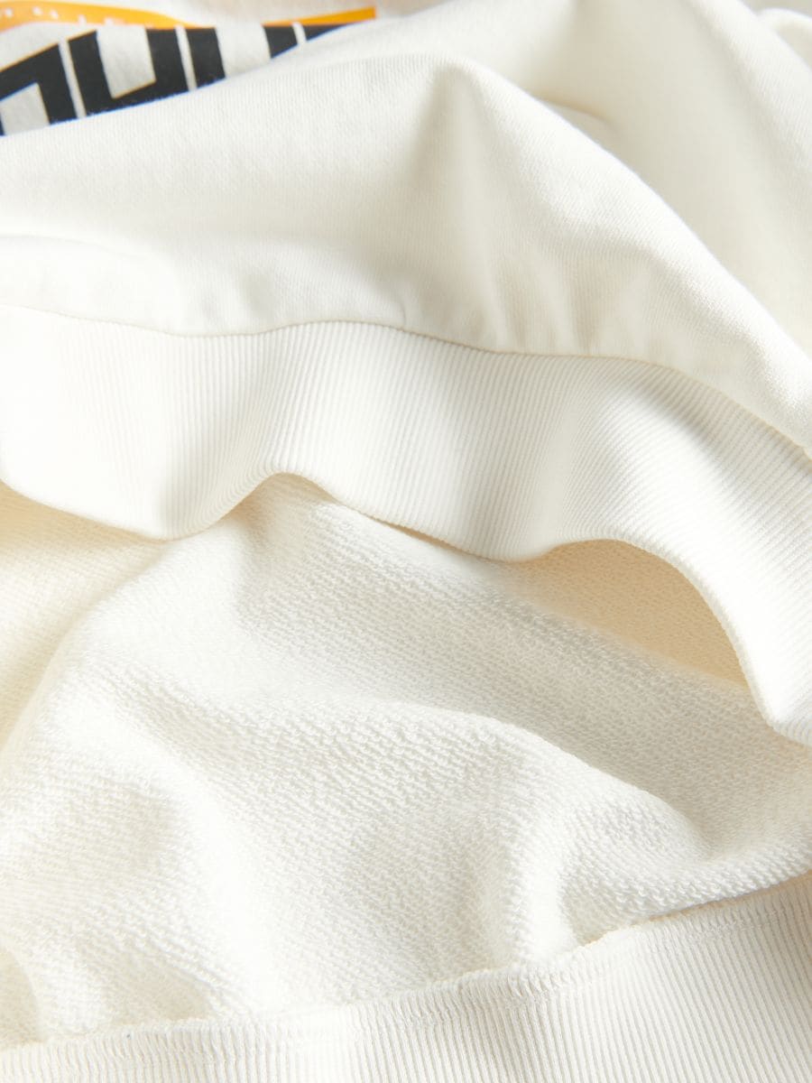 Oversized hoodie - white - RESERVED - 4
