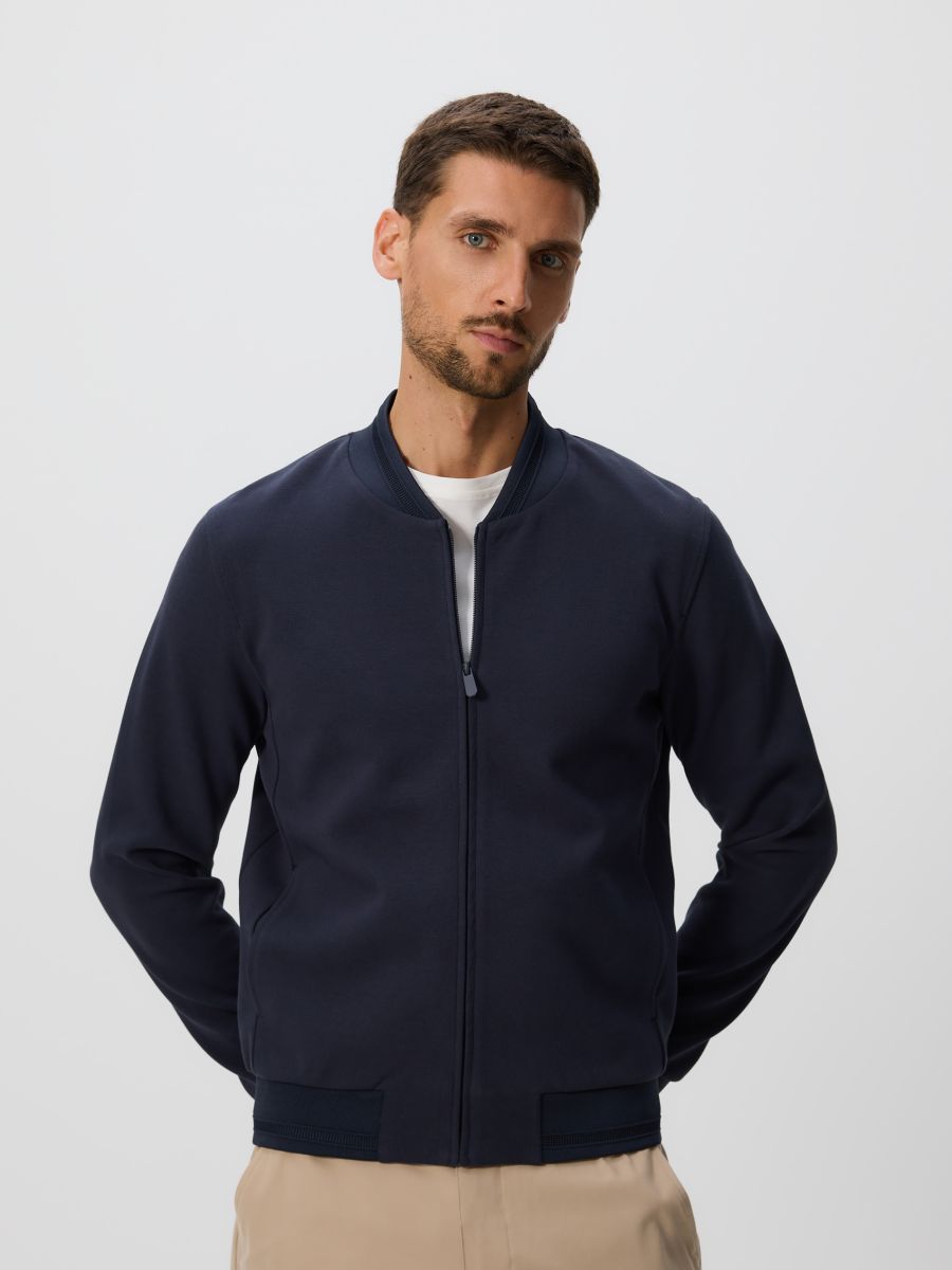 Bomber sweatshirt - anthracite - RESERVED