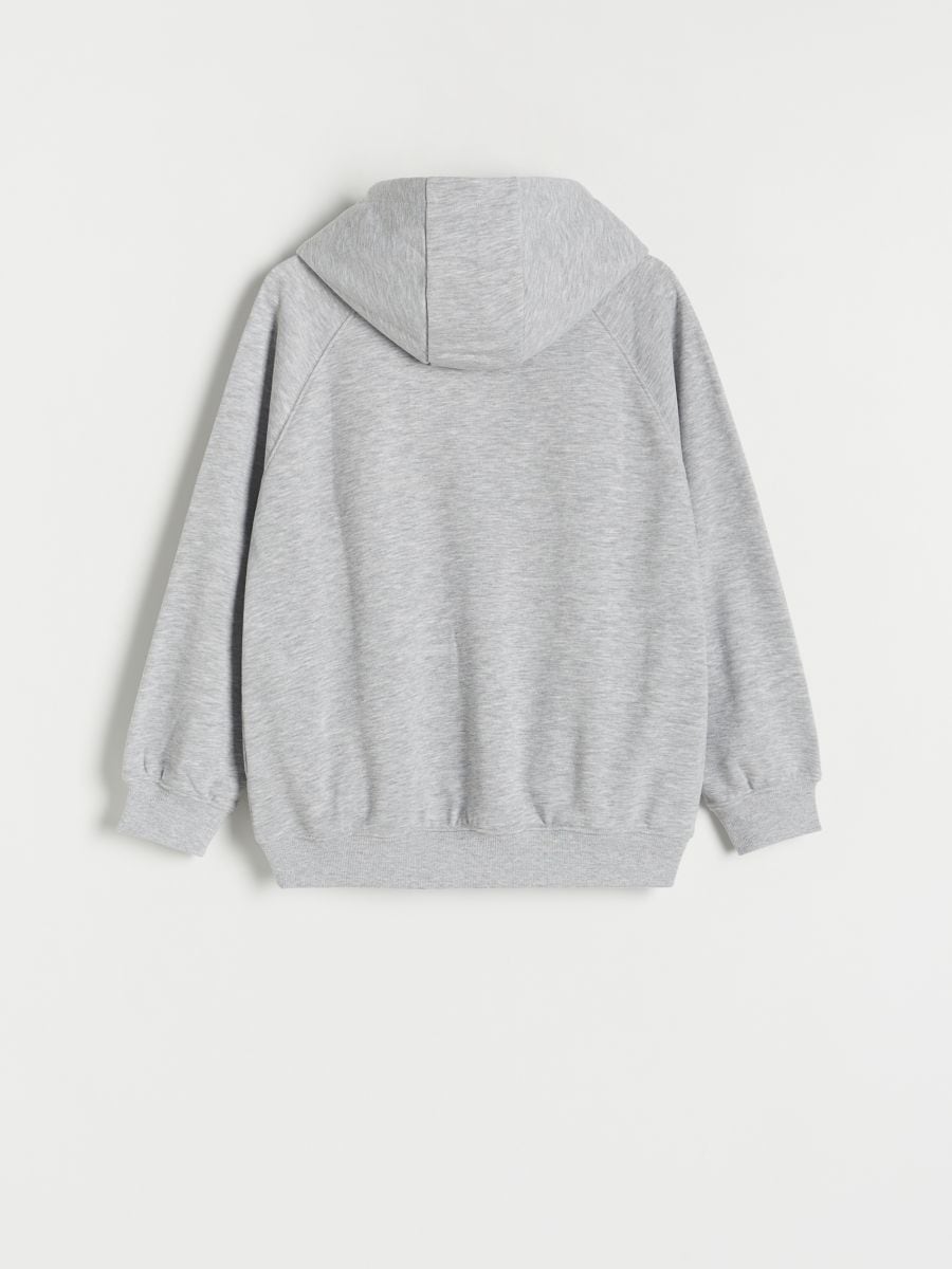 Sudadera oversize con capucha - gris claro - RESERVED - 2