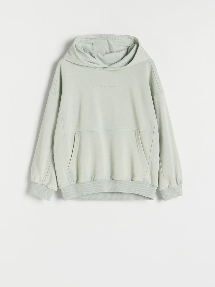 Sweatshirt mit Kapuze - light grey - RESERVED