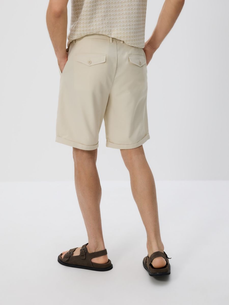 Regular chino shorts - beige - RESERVED - 3