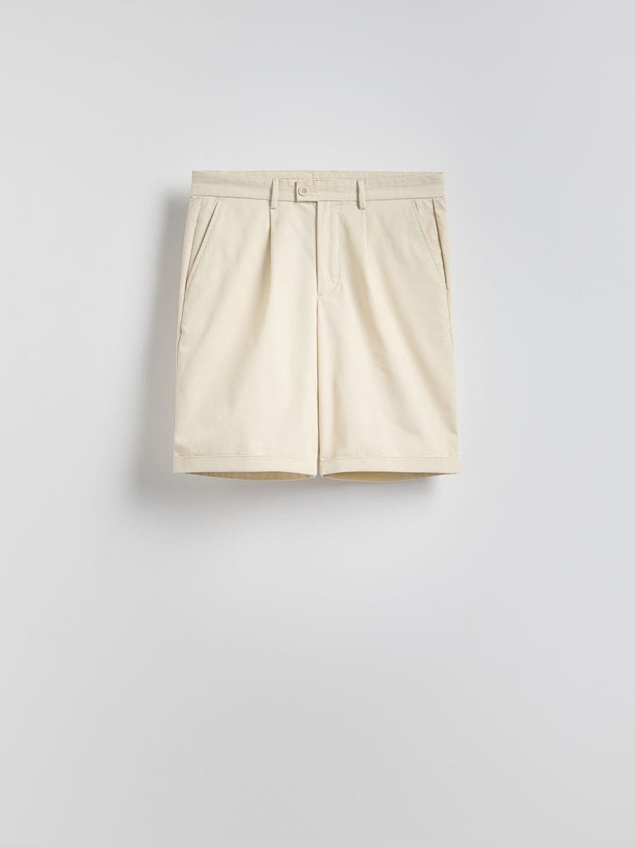 Regular chino shorts - beige - RESERVED - 4