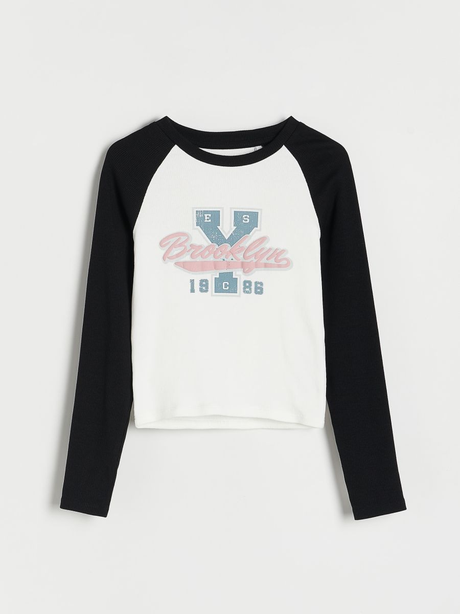 Cotton blouse with print - black - RESERVED - 2