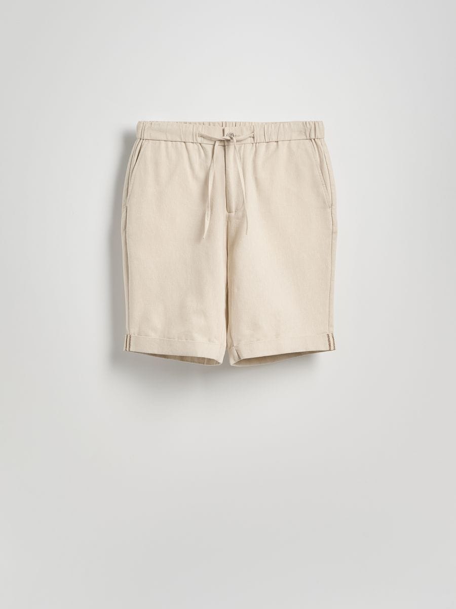 MEN`S SHORTS - beige - RESERVED