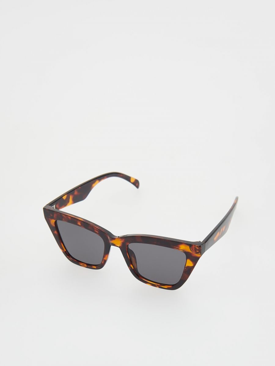 Lunettes de soleil cat-eye - marron - RESERVED - 4