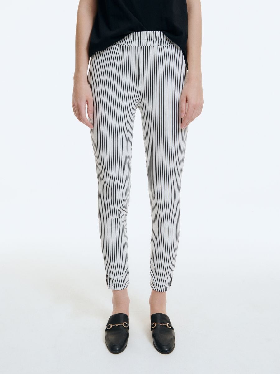 Stripped trousers - multicolor - RESERVED - 3